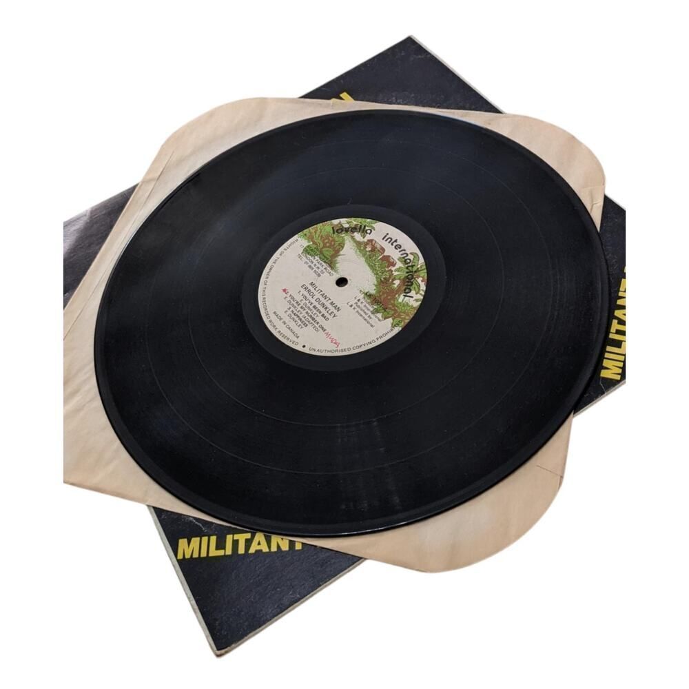 Militant Man Errol Dunkley Lovella International 1980 LK1001A Vinyl Record VG - Picture 3 of 4